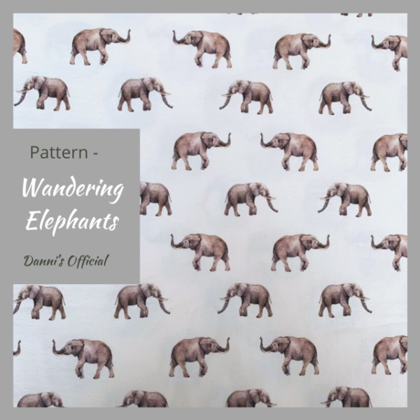 Wandering Elephants Pattern