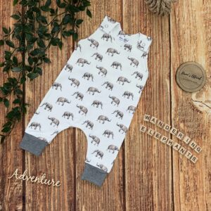 Wandering Elephants Romper